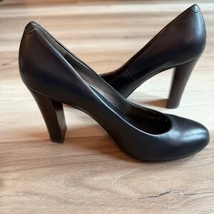 Banana Republic Black Leather Heels